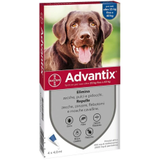 Bayer [BAX400] Advantix Spot-on for Dog 三合一犬用殺蚤滴劑 25-40kg - 4支裝 (紅盒 藍)
