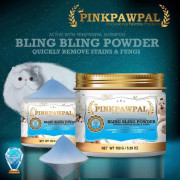 Pinkpawpal 貓狗通用寵物專用 美白潔毛粉用去黃漬去污潔白 150ml [R9]