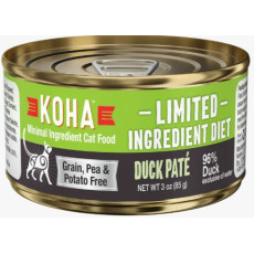 KOHA Limited Ingreduebt Diet 低敏貓罐系列 - 單一蛋白鴨肉主食貓罐 3oz [KC3DU]