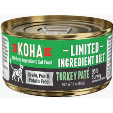 KOHA Limited Ingreduebt Diet 低敏貓罐系列  - 單一蛋白火雞肉主食貓罐 3oz [KC3TU]